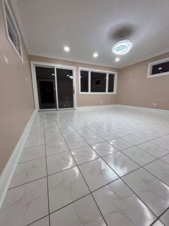 Finished interior with new tile flooring from the JET Handyman Plus project gallery